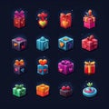 ui gift box game ai generated Royalty Free Stock Photo