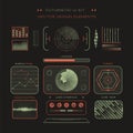 UI hud infographic interface web elements