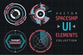 UI infographic interface web elements