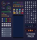 UI Moblie Phone Collection | User Interface Pack Vector Elements