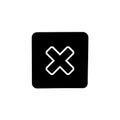 multiply black simple icon