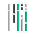 UI slider button set vector Royalty Free Stock Photo