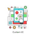 UI UX Custom Design Developing User Experience