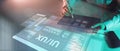 UI UX Design and User Interface Development Displayed on a Virtual Workspace Royalty Free Stock Photo