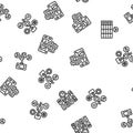 ui ux digital develop code app seamless pattern vector