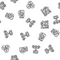 ui ux digital develop code app seamless pattern vector