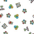 ui ux digital develop code app seamless pattern vector