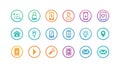 UI UX Essential Icons: Mobile & Web Interface Vector Set, vector design Generative AI Royalty Free Stock Photo