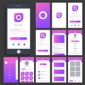 UI, UX and GUI for Mobile Apps. Royalty Free Stock Photo