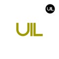UIL Logo Letter Monogram Design Royalty Free Stock Photo