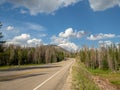 Uinta-Wasatch-Cache National Forest, Mirror Lake, Utah, United States, America, near Slat Lake and Park City Royalty Free Stock Photo