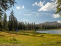 Uinta-Wasatch-Cache National Forest, Mirror Lake, Utah, United States, America, near Slat Lake and Park City Royalty Free Stock Photo