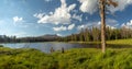 Uinta-Wasatch-Cache National Forest, Mirror Lake, Utah, United States, America, near Slat Lake and Park City Royalty Free Stock Photo