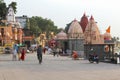 Ujjain embankment on the Shipra river. Ujjain, India Royalty Free Stock Photo