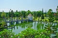 Ujung Water Palace showplace in Karangasem Regency. Bali, Indonesia Royalty Free Stock Photo