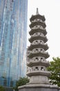 UK,Birmingham,Pagoda Royalty Free Stock Photo