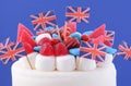 UK celebration cake Royalty Free Stock Photo