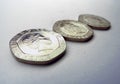 UK Coins 20p Royalty Free Stock Photo