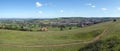 UK, Cotswolds, Gloucestershire, view over Selsley village