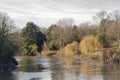 Uk countryside river medway near Maidstone Kent Royalty Free Stock Photo