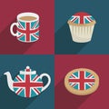 Uk decorations Royalty Free Stock Photo