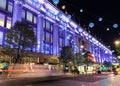 Uk, England, London Oxford street shops Christmas