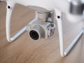 UK - Feb 2020: DJI Phantom 4 drone camera and landing gears
