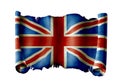 UK flag Royalty Free Stock Photo