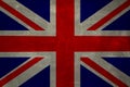 The UK flag background. Vintage square flag of United Kingdom Royalty Free Stock Photo