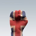 UK Flag Clenched Fist