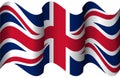 UK Flag Color Background Collection, British Style, United Kingdom Template.