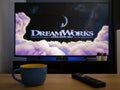 UK, March 2020: TV Television Dreamworks animation film