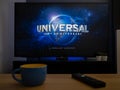UK, March 2020: TV Television film studio universal