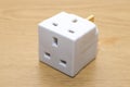 UK multi-plug adapter Royalty Free Stock Photo