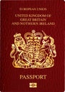 UK passport Royalty Free Stock Photo
