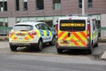 UK Police cars Royalty Free Stock Photo