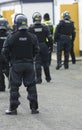 Uk Police Officers in Riot Gear