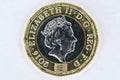 UK pound coin Royalty Free Stock Photo