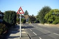 UK, Road Traffic Sign. Royalty Free Stock Photo