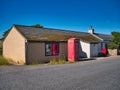 The UK`s most northerly post office at Baltasound on the island of Unst in Shetland, UK Royalty Free Stock Photo