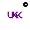 UKK Logo Letter Monogram Design Royalty Free Stock Photo
