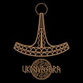 Ukonvasara - Ukko hammer or Ukonkirves - Ukko Axe, is the simbol and magikal weapon of the Finnish Thunder God Ukko