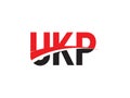 UKP Letter Initial Logo Design Vector Illustration Royalty Free Stock Photo