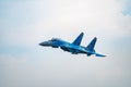 Ukraine Airforce planes in the RIAT airshow in Fairford, England, UK