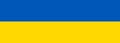 Ukraine blue and yellow flag illustration for banner or background