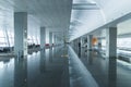 Waiting space in new terminal D in international airport Borispol, near Kiev city, Ukraine