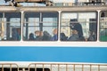 Ukraine, Dnipro - April 07, 2020. People of the city of Dnieper during the quarantine in the morning on the street, failure to Royalty Free Stock Photo