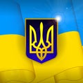 Ukraine flag background