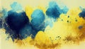 Ukraine Flag Grunge Background