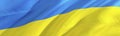 Ukraine flag. Flag of Ukrainian. 3D Waving flag design,3D rendering. The national symbol of Ukrainian background wallpaper. 3D